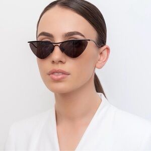 Balenciaga BB0093S Black Cat-Eye Sunglasses